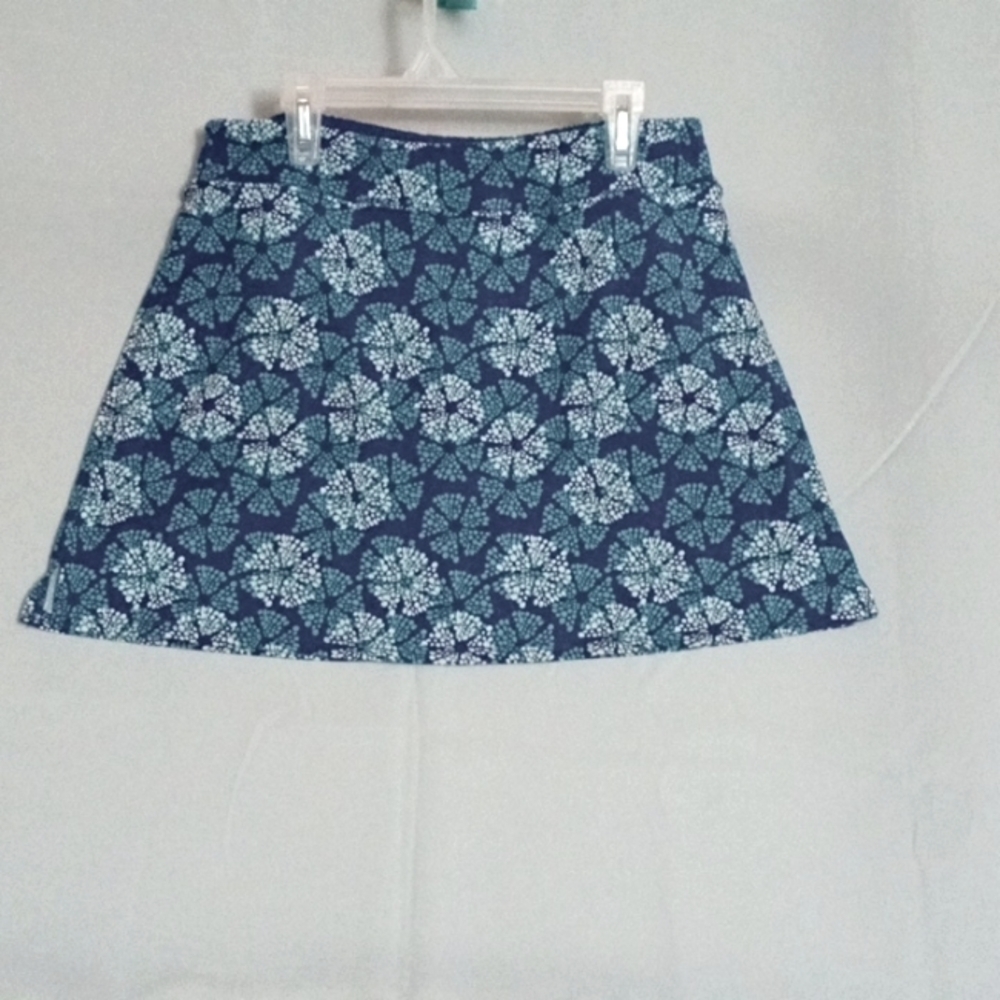 Tranquility by Colorado Clothing Active Skirt Skort size S Blue Print Pr…